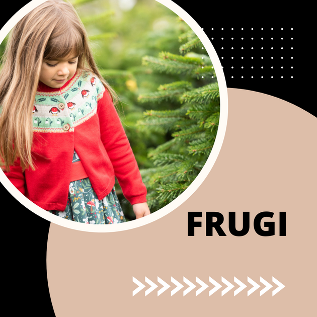 Frugi Norah Tights, Festival Fox - Organic Cotton (soft, cosy and