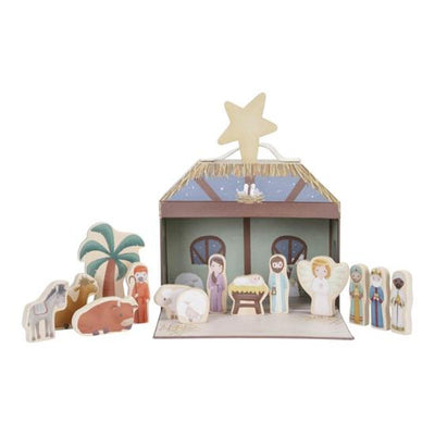 christmas nativity scene little dutch