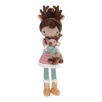 christmas evi reindeer cuddle doll little dutch