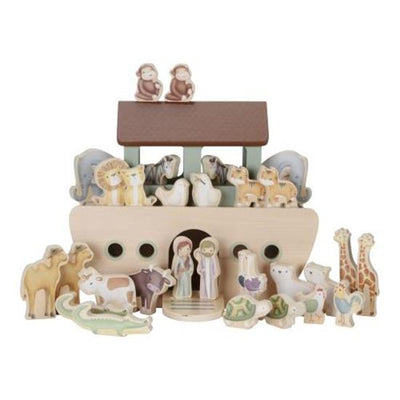 little dutch wooden toy noah's ark