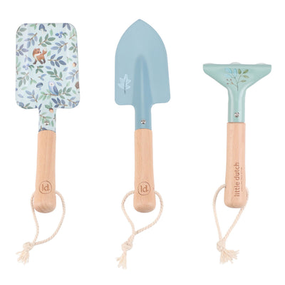 little dutch blue and green forest friends garden tools for children