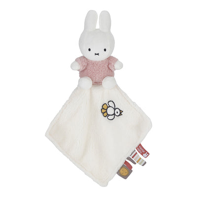 Miffy cuddle cloth fluffy comforter in pink for babies