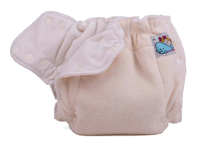 sandys motherease stay dry on cotton fitted nappy size small