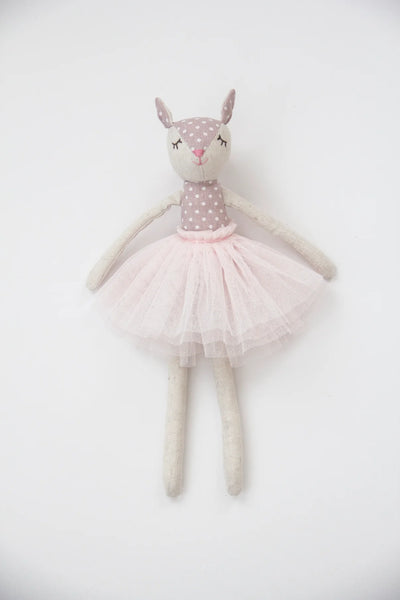 little soft ballerina deer toy by miss rose sister violet