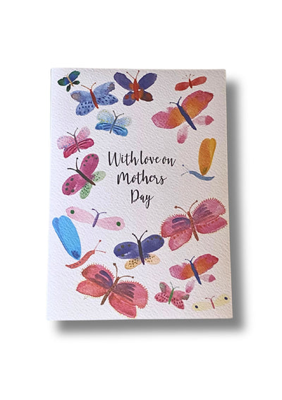 With Love on Mothers Day Greetings Card - Sarah Maddox
