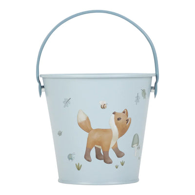 little dutch blue forest friends metal garden bucket for children 