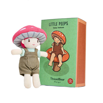 Tommy toadstool little peeps childs doll by thread bear