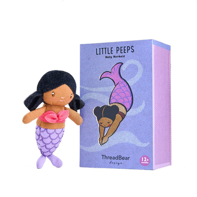 Molly mermaid little peeps childs toy by thread bear
