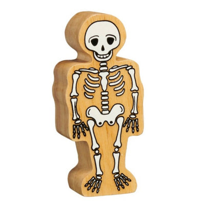 Lanka Kade Wooden Figure Halloween Skeleton