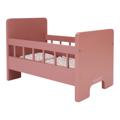 little dutch dolly cot baby bed pink wooden